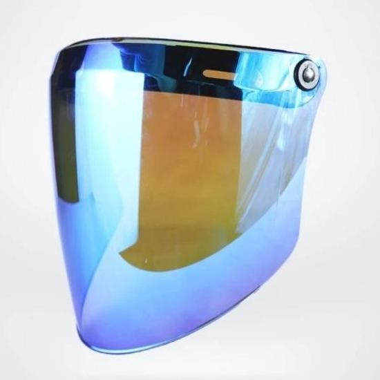 VISOR RETRO SNAIL IRIDIUM BLUE