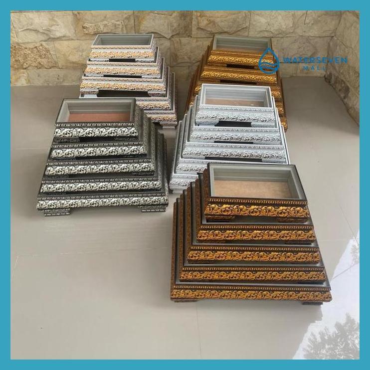 KERAJINAN KAYU - KAKI HANTARAN PERNIKAHAN SESERAHAN KAKI T4 T6CM FRAME FIBER GOOD QUALITY