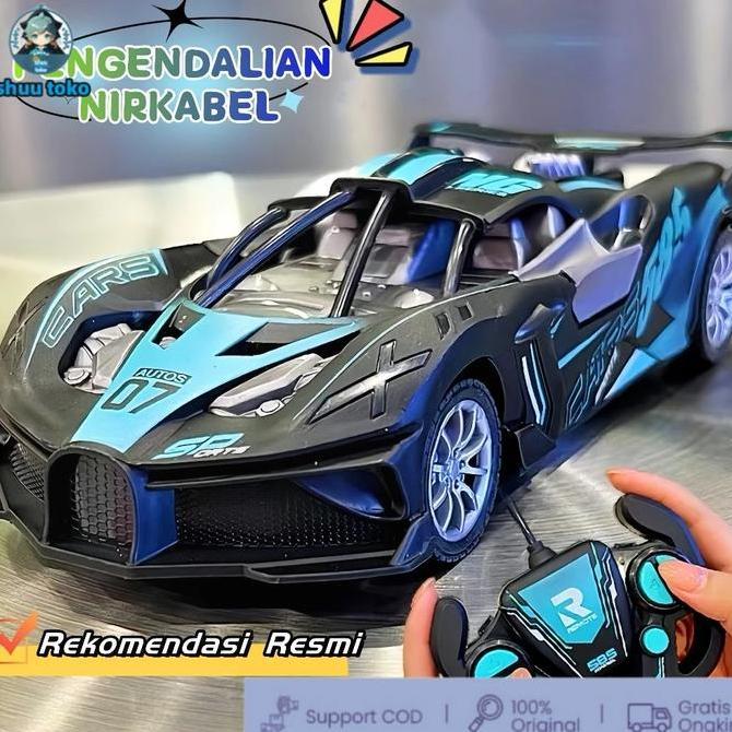 Mobil Balap Remote Control 1/18 2WD Kecepatan Tinggi Mobil Remote Control CAS mobil remot/mobil remo