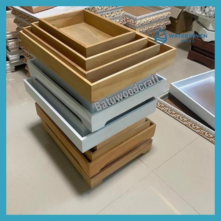 KERAJINAN KAYU - KOTAK HANTARAN SEGI 4 KOTAK SESERAHAN HANTARAN KAYU HARGA SATUAN GOOD QUALITY