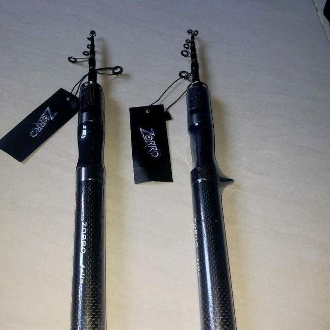 jorran pancing telescopic zorro kings 150cm atu jorran pelix 180cm