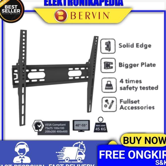 BRACKET TV BERVIN 40-55 INCH BRACKET TV DINDING 40-55 INCH