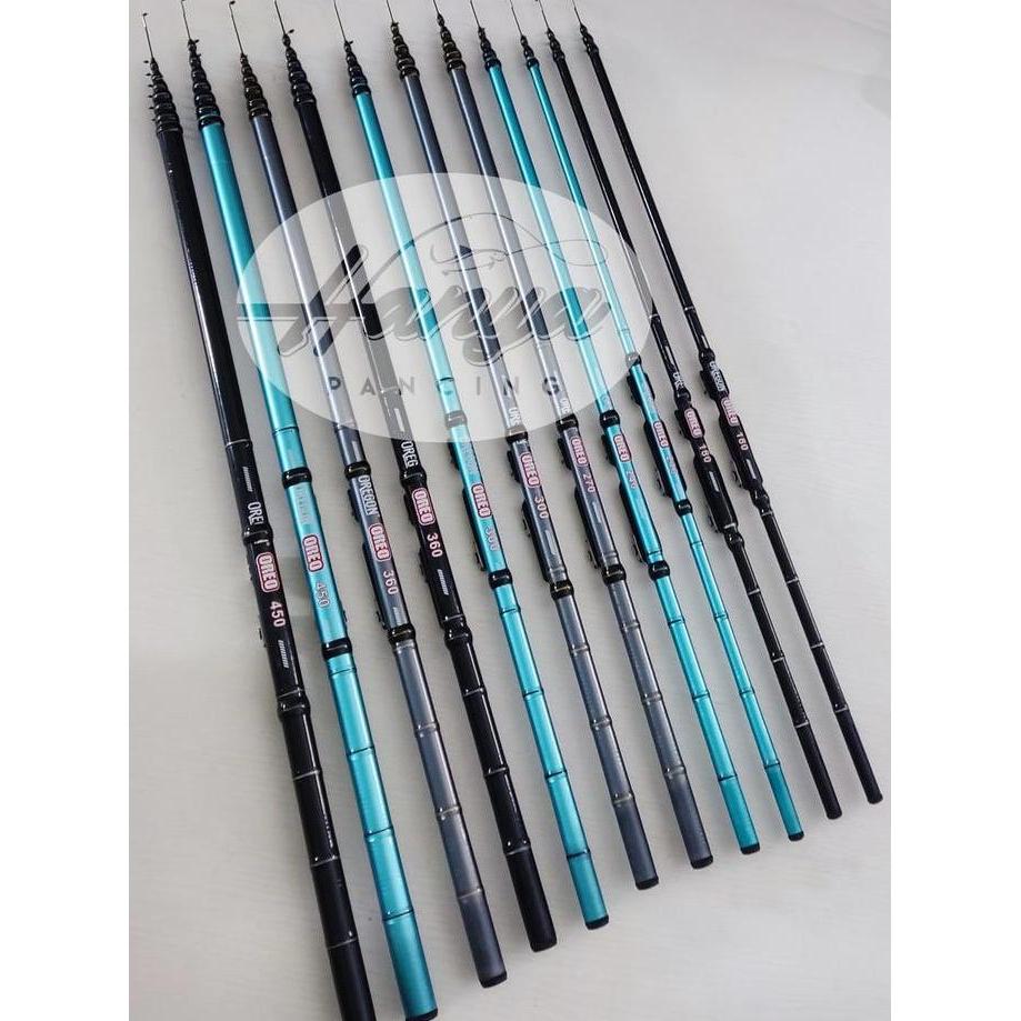 Joran Tegek Kolong Oregon Oreo 180 210 240 270 300 360 450 Fiber Lentur