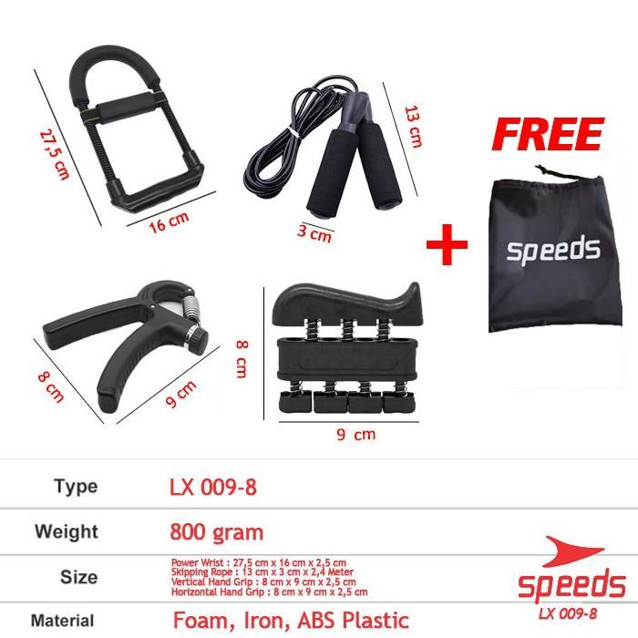 RAGA SPORTS Gym set Skipping Hand Grip Handgrip 5-60kg Fitness Perlengkapan olahraga