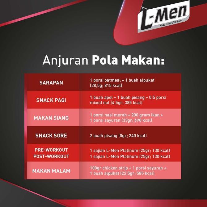 L-Men Platinum Choco Latte 800Gr 1,7Lbs - 25G Whey Protein - 21 Serving - 5,9G Bcaa Dilengkapi Creat