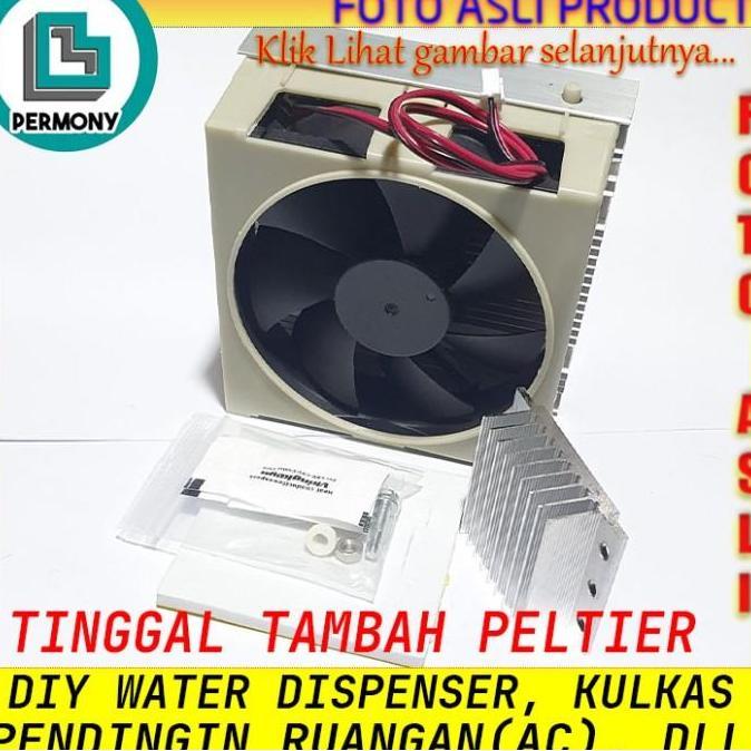 Kulkas Water Dispenser Peltier Refrigerator Thermoelectric Cooling System Aluminium pendingin AC Rua