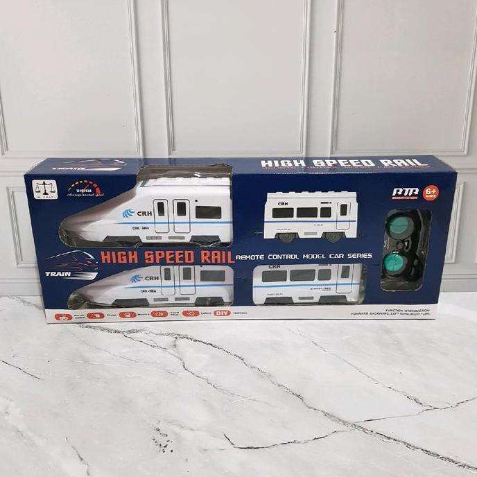 Mainan Remote Control Kereta Api Cepat MRT - Mainan RC Kereta Api