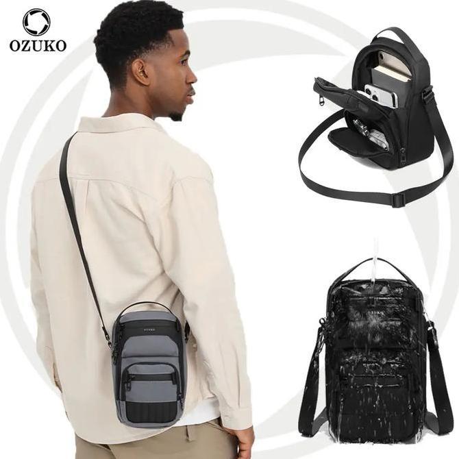 Promo OZUKO Stanza Sling Bag #9815 - Tas Selempang Mini Pria COD