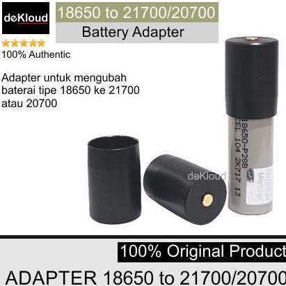Baterai Adapter 18650 to 21700 / 20700 | batre adaptor ke battery