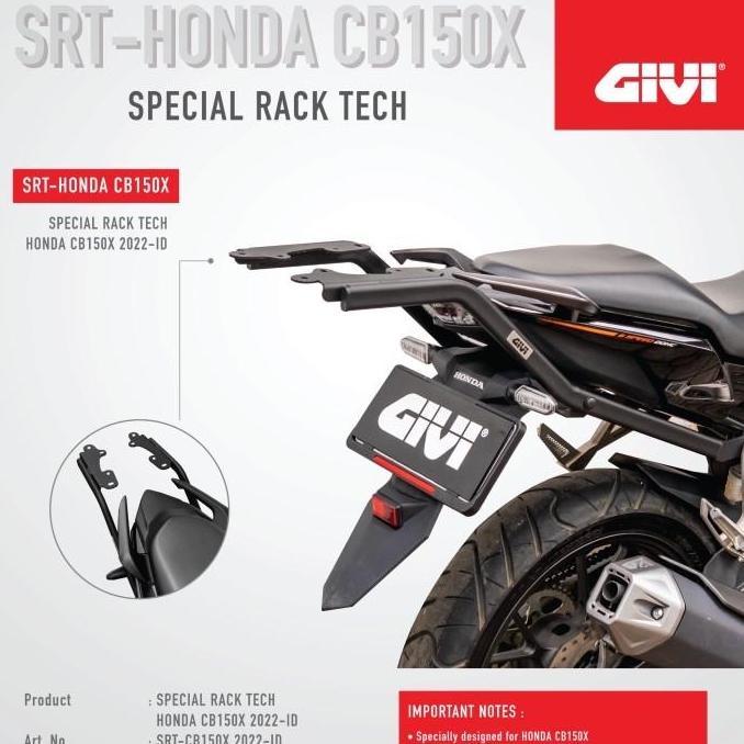 Breket Braket Top Box Srv Givi Honda New Cb150X Cb150R