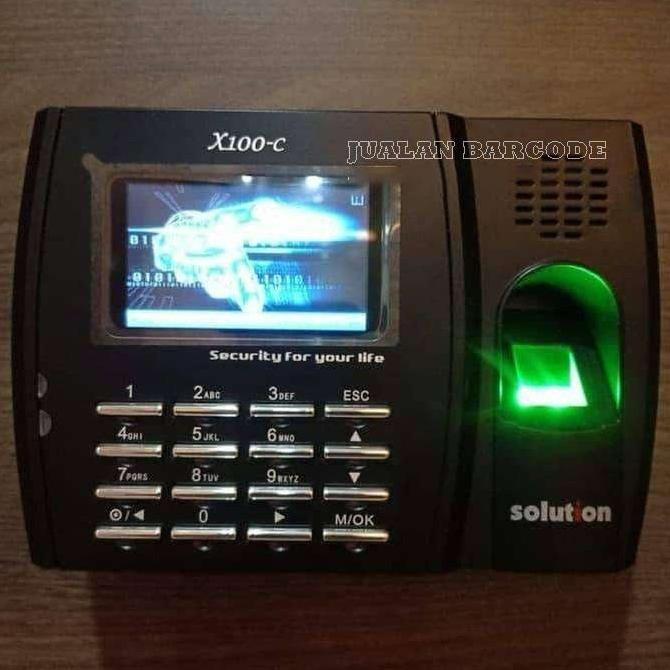 TERBARU Mesin Absensi Sidik jari Solution X100C X100 C MESIN ABSENSI HOT SALE