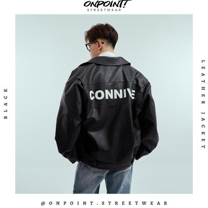 Promo Leather Jacket - jaket kulit pria original jaket pria dewasa original jumbo gaya korea streetw