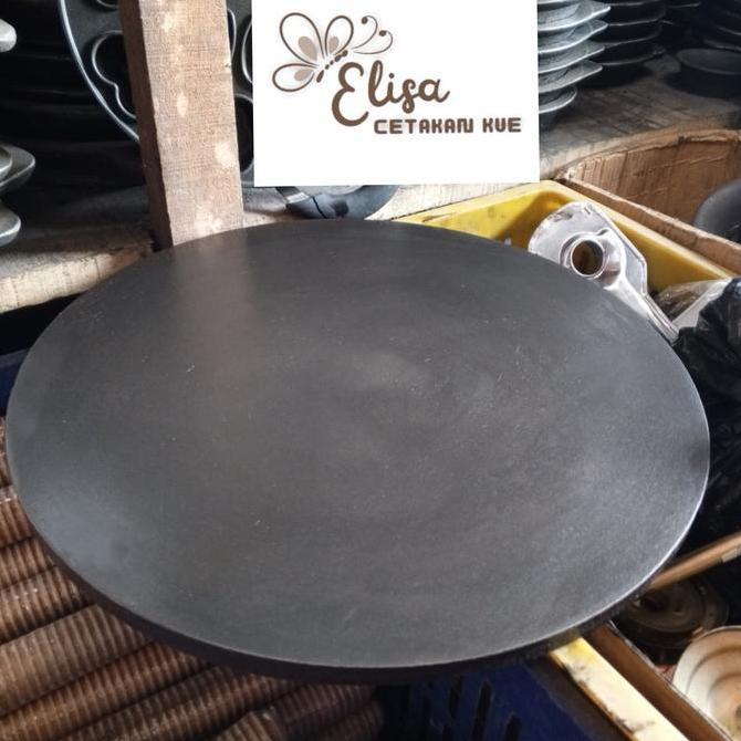 wajan kue crepes datar uk40 cm BESI BAJA COR PG