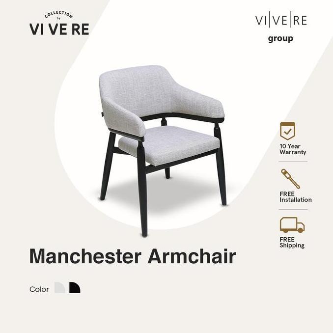 VIVERE Manchester Hi Armchair - Kursi Makan LM