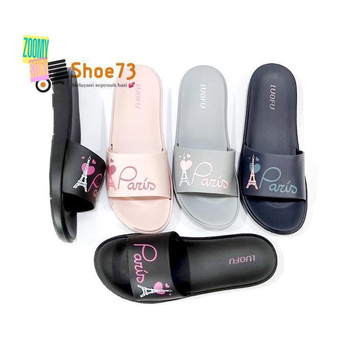 Sale ZAI-2530 LUOFU E 7172 BRE180 SIZE 36-40 ORIGINAL l Sandal Selop Motif jelly wanita l Sendal kok