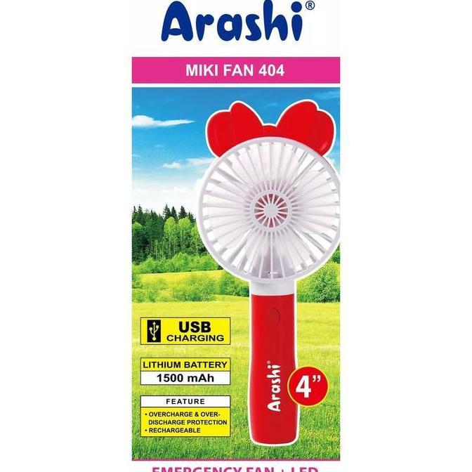 Arashi Miki Fan Kipas Angin Portable 404