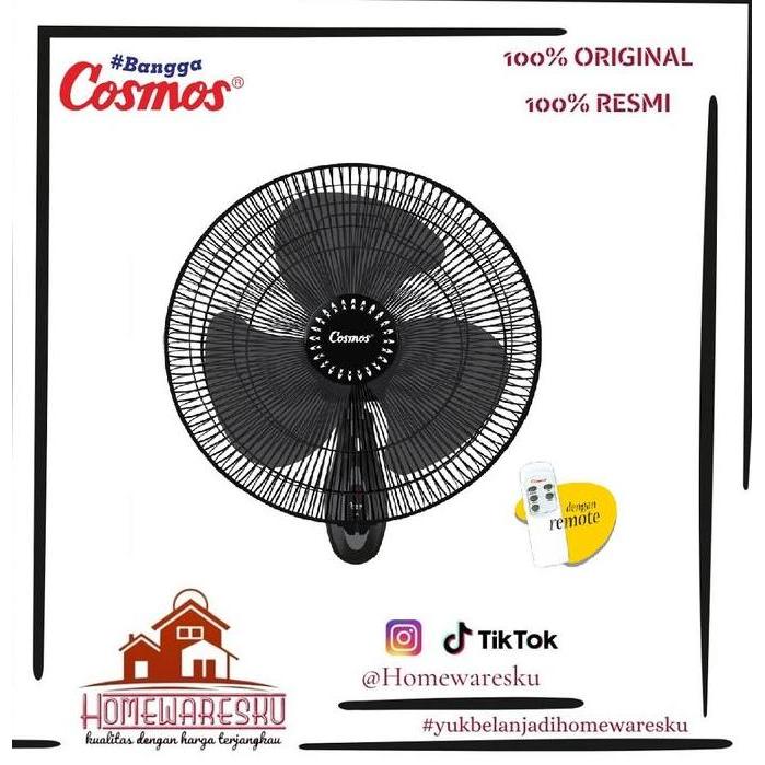 Cosmos Wall Fan - 16-WFGR - 16WFGR - Hitam