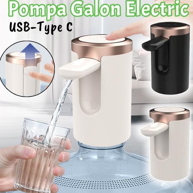 Vixplorn Pompa Galon Electric Dapat Dilipat USB Dispenser Pompa Galon Elektrik Dispenser Dapat Dilip