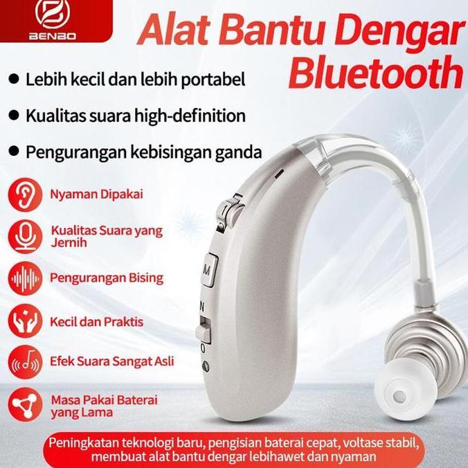 Alat Bantu Dengar Mini Digital/Alat Bantu Dengar Suara Alami Untuk Lansia, Alat Bantu Dengar Bluetoo