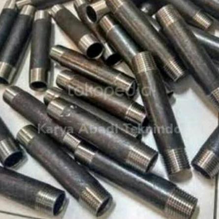 Pipa Nepel Besi Drat 12 Inch Pipa Nepel Carbon Steel P .80Cm