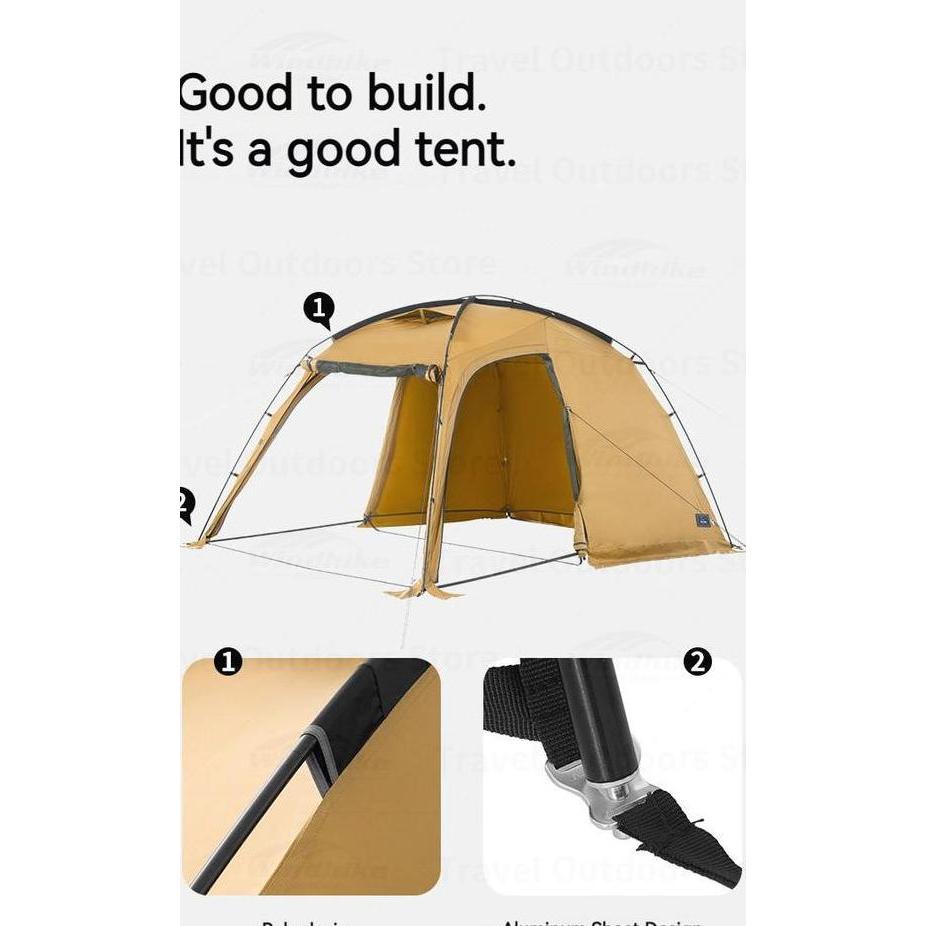 Tenda Naturehike Cnh22Zp028 Sand Dune 7.6 2P / 2 Orang Camping