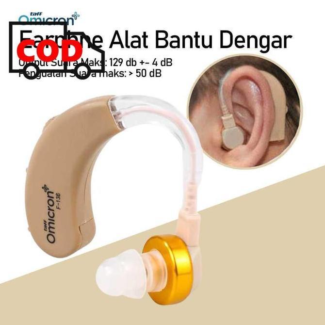 Alat Bantu Dengar Suara Jernih Pendengaran Orang Tua Jelas Tanpa Kabel Universal