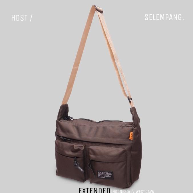 Tas Selempang Pria Slingbag Pria Premium Extended Arrow - HITAM-TAS ARROW T5V1