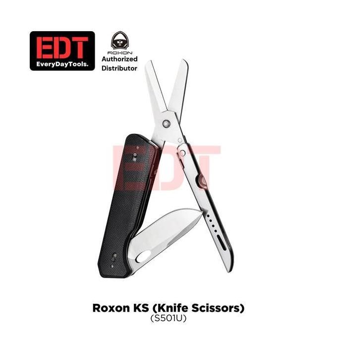 Roxon KS Knife Scissors | Replacable Blade | EDC Pocket Knife