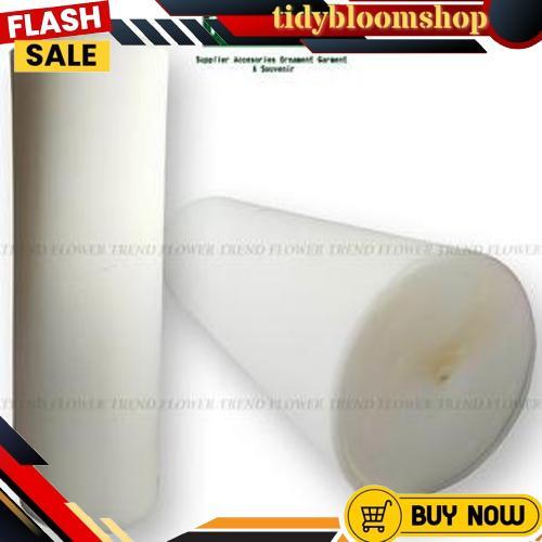 GROSIR Spons busa tebal 10mm spon jilbab sajadah busa skyfoam Bubble Wrap Packing kardus warna putih