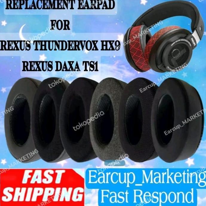 Earpad Ear pad Cushion Rexus Headset Gaming Wireless Daxa TS1 Busa