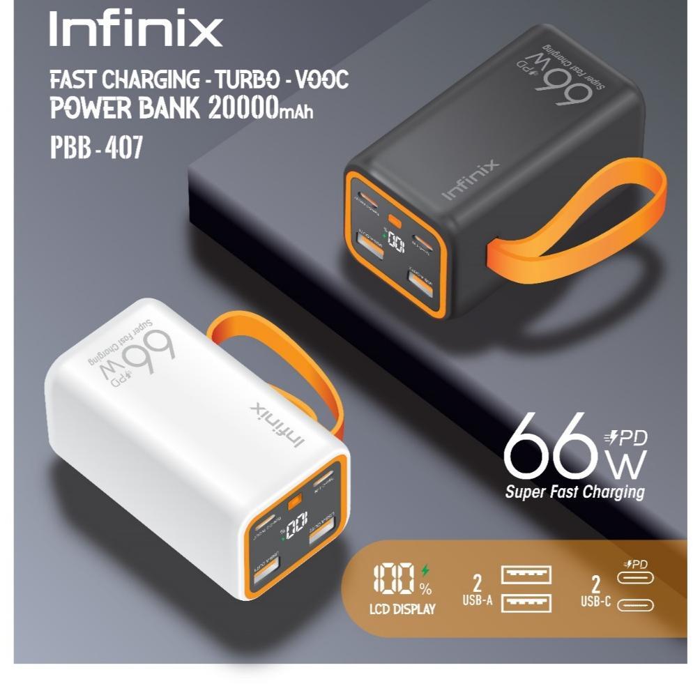 PowerBank 20000 MAH Fast Charging Dan VOOC PBB-407 Termurah Powerbank