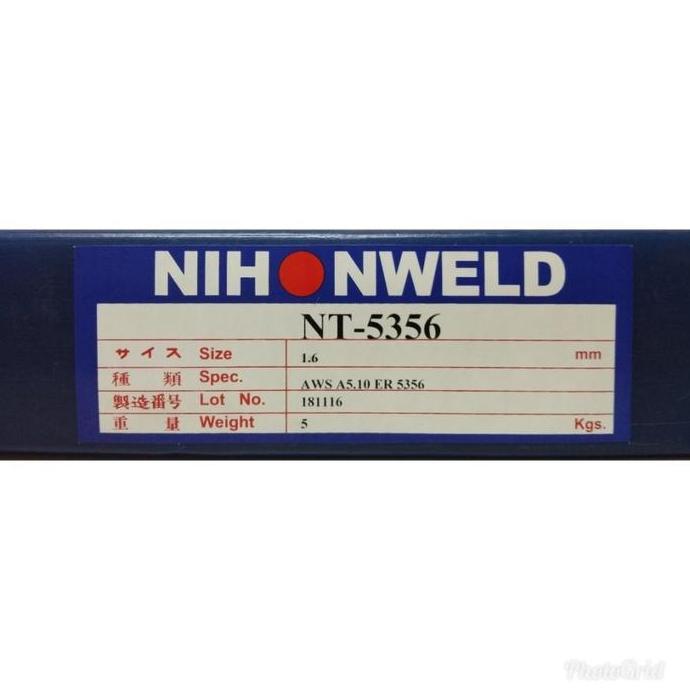 Promo Kawat Las Tig Alumunium Er5356 Nihonweld Nt-5356 (Harga Per Box) Cod