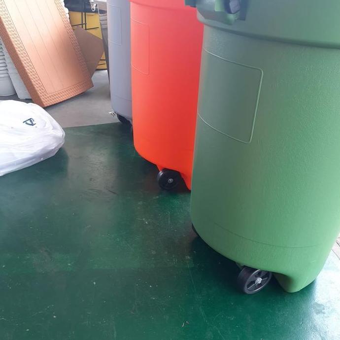 Hoshiko Project Tempat Sampah Injak Tempat Sampah 120 Liter Roda Green Leaf