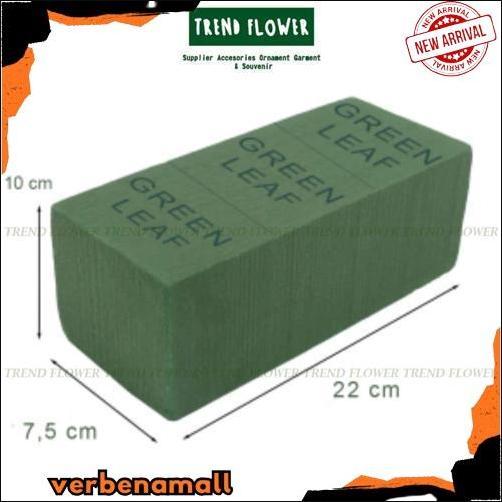 GROSIR FLORAL FOAM BASAH Gabus Kering Penyangga Tusukan Bunga Dekorasi Hiasan Buket Florist