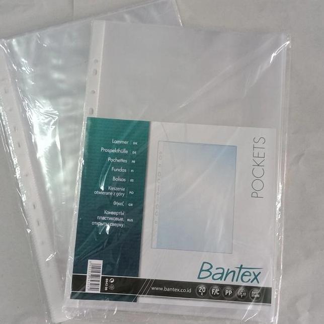 Plastik Pp Pocket F4 / Folio Bantex