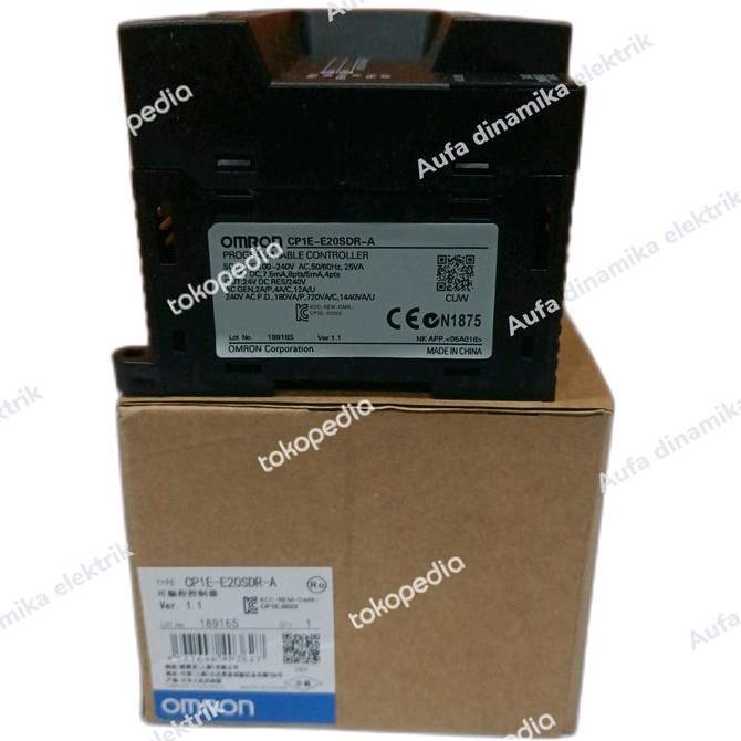CP1E E20SDRA PLC OMRON CP1E E20SDR-A PLC OMRON CP1E ORIGINAL DAN TERPERCAYA