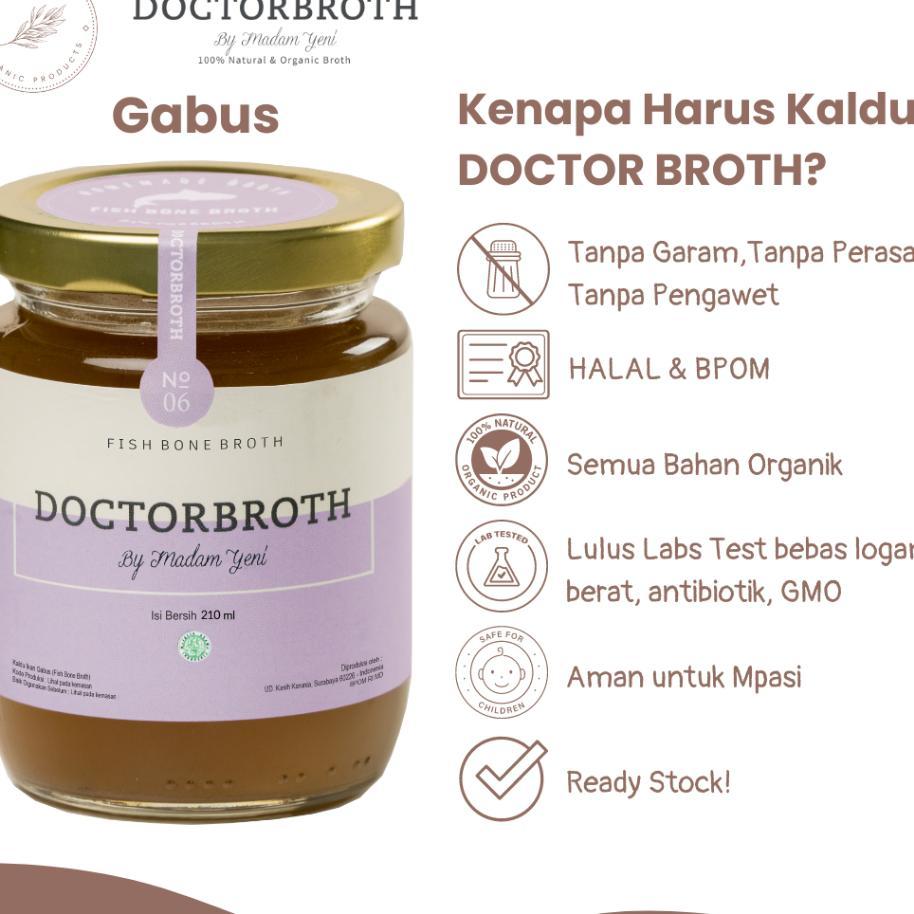 Doctor Broth Ikan Gabus Bone Broth Kaldu Tulang Kaldu Ikan Gabus