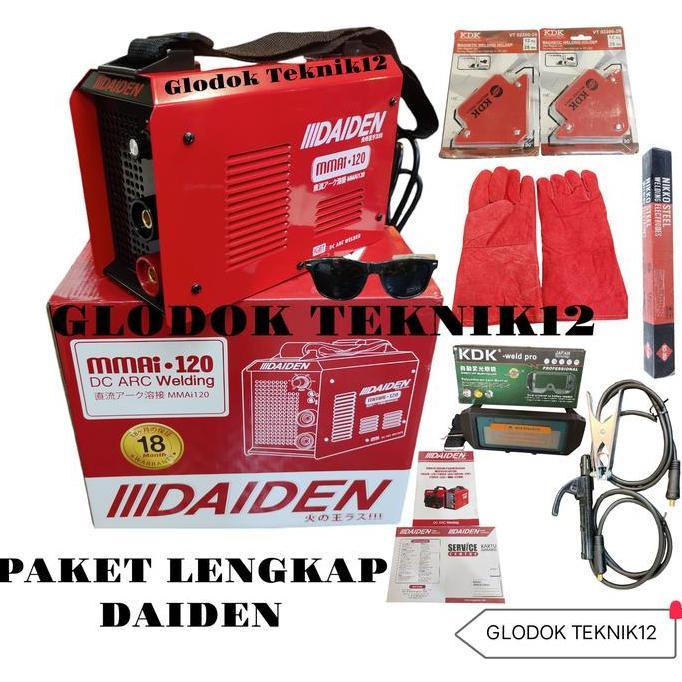 Promo Mesin Las Daiden Mma 120A Trafolas Daiden Mmai 120 A Inverter Daiden Cod