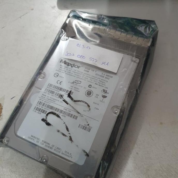 Maxtor Atlas 10K V - hard drive - 300 GB - Ultra320 SCSI hot swap Grosir Termurah