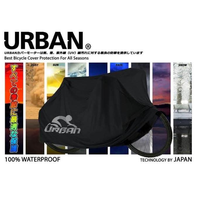 Promo SARUNG SEPEDA BICYCLE COVER URBAN WATERPROOF U DEWASA WIMCYCLE POLYGON COD