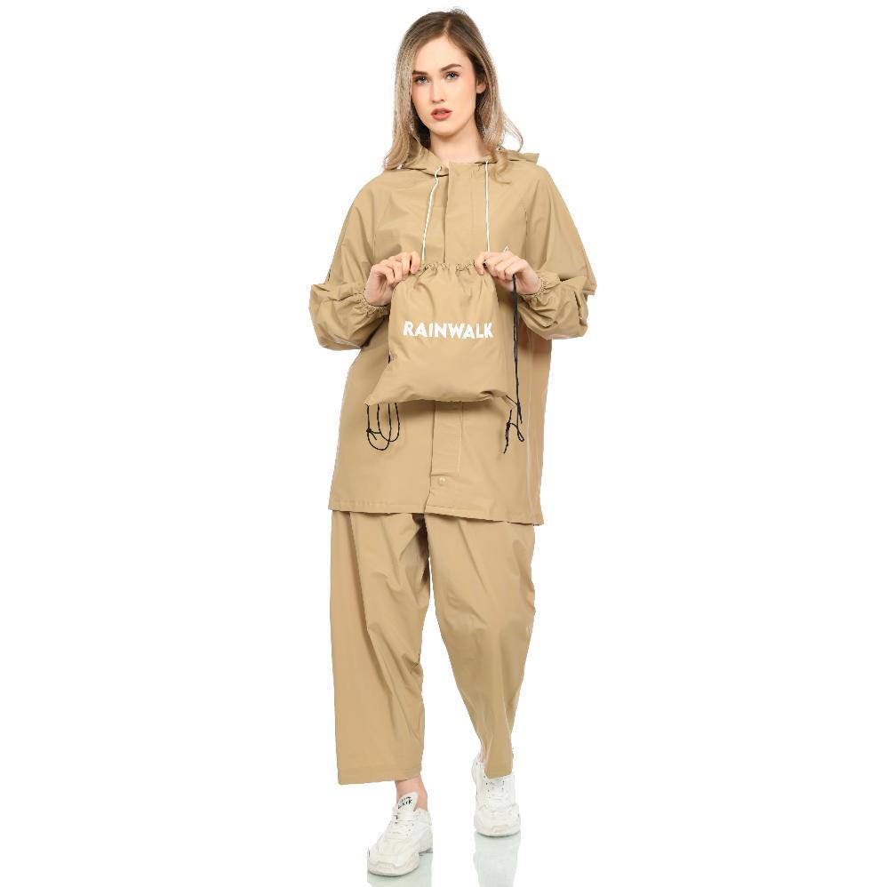 Jas Hujan Press Mantel Hujan Pria Wanita Jas Ujan Unisex Bahan Tebal Anti Rembes Jas Hujan