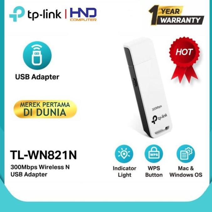 TP-LINK TL-WN821N Wireless USB Adapter TPLINK WN821N