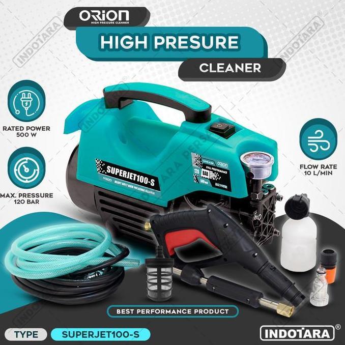 Mesin Cuci Jet Mobil Motor High Pressure Cleaner Orion Superjet100-S