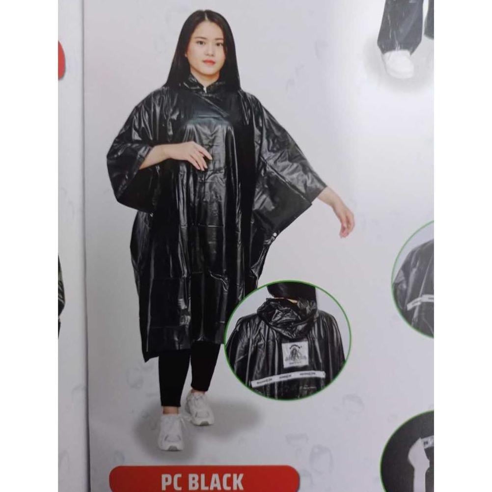 Jas Hujan Ponco Lengan Jaket Celana Black Mammoth Jas Hujan Ponco Mammoth Jas Hujan Murah Jas Hujan