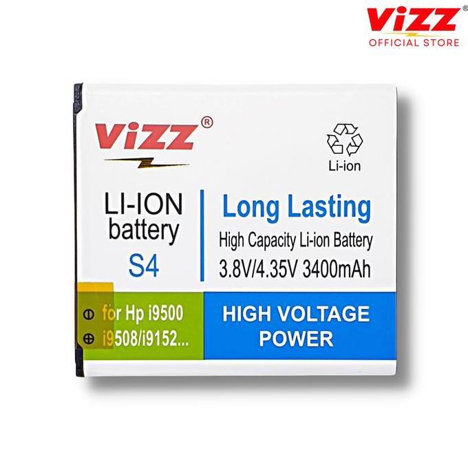 Vizz Battery S4 i9500 Baterai Double Power S4 i9500