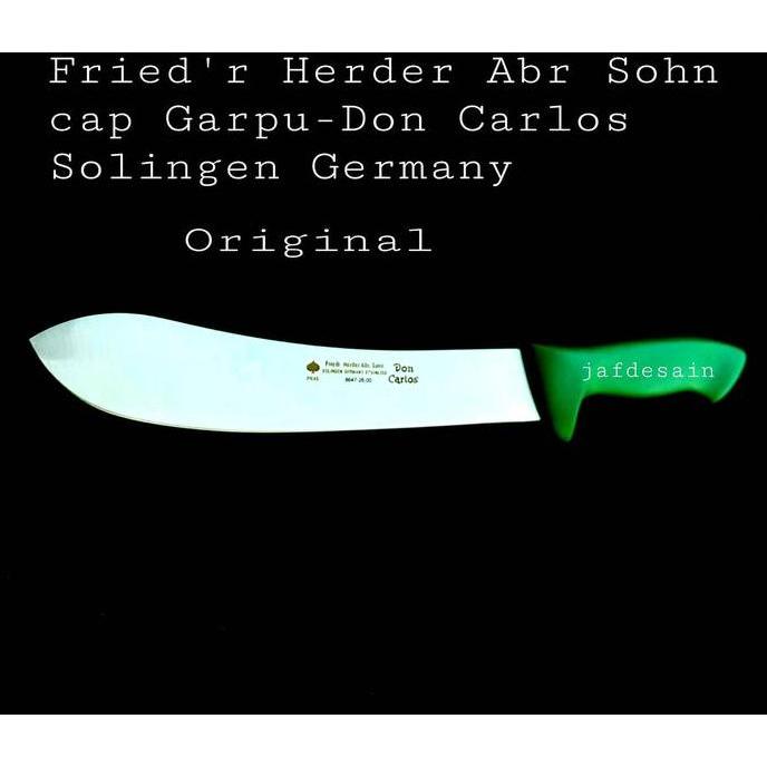 Pisau Sembelih Sapi Cap Garpu Don Carlos Solingen Germany 10"