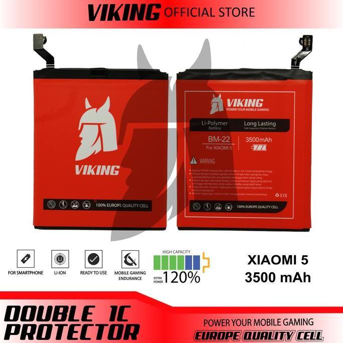 VIKING Baterai Mi 5 BM22 Double Power