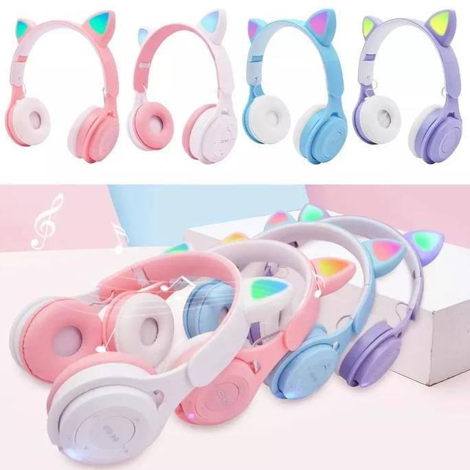 Headphone Headset Gaming M6/Headphone Wireless Cat Ear M6