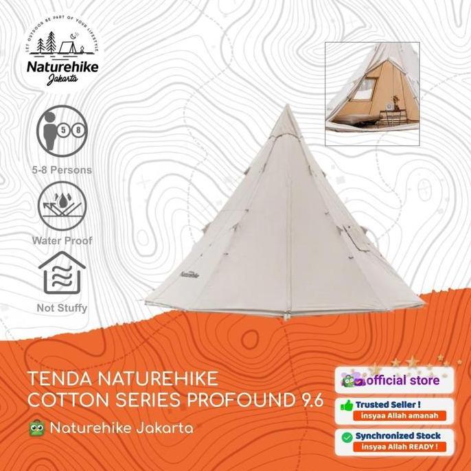 Tenda Cotton Series Naturehike Nh20Zp002 Glamping Camping Safari