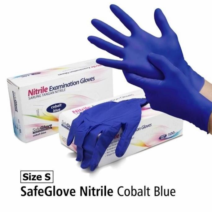 Safeglove - Sarung Tangan Nitrile Cobalt Blue|Safeglove Nitrile Cobalt